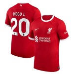Günstige Fußballtrikots Liverpool 2023-24 Diogo J 20 Heimtrikot Kurzarm